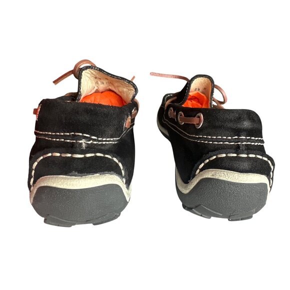 Michael Kors Black Suede Loafers Boat Shoe Moccasin Made In Italy Size 8.5 - Picture 3 of 9